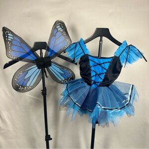 Blue Butterfly Fairy Costume for Kids